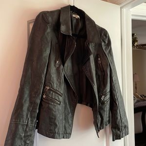 Buffalo size medium black leather jacket